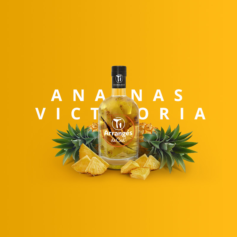Rhum Ti Arrangé de Ced' - Ananas Victoria 70cl 32% 