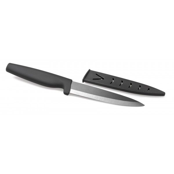 Black ceramic paring knife 10.2cm