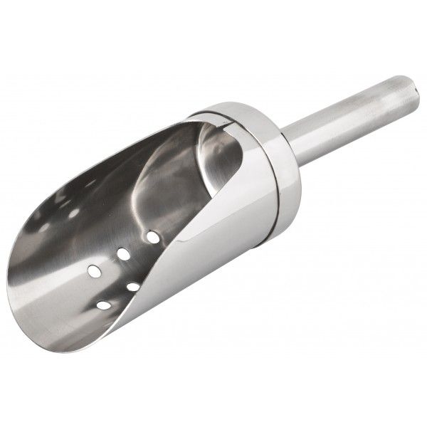 Pelle à glaçons perforée - inox 19cm