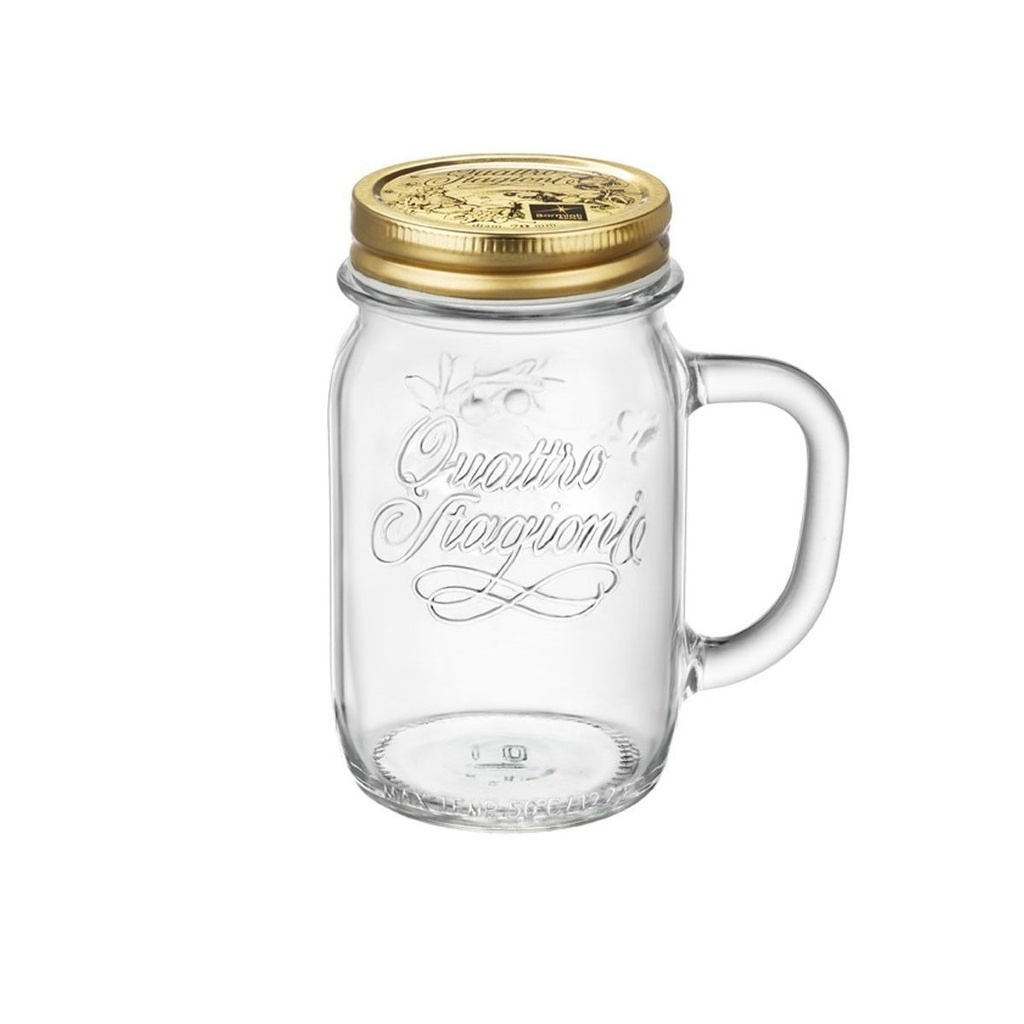 1x Mason Jar Quattro Stagioni 41cl - Bormioli Rocco