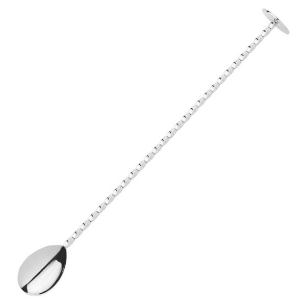 [SPN-10] Flat pestle bar spoon 27cm stainless steel