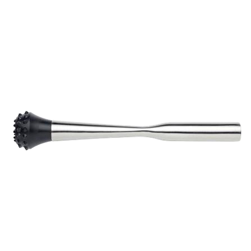 [UB837] 360 Stainless Steel Muddler (Shaped Handle) 24.5cm - Urban Bar