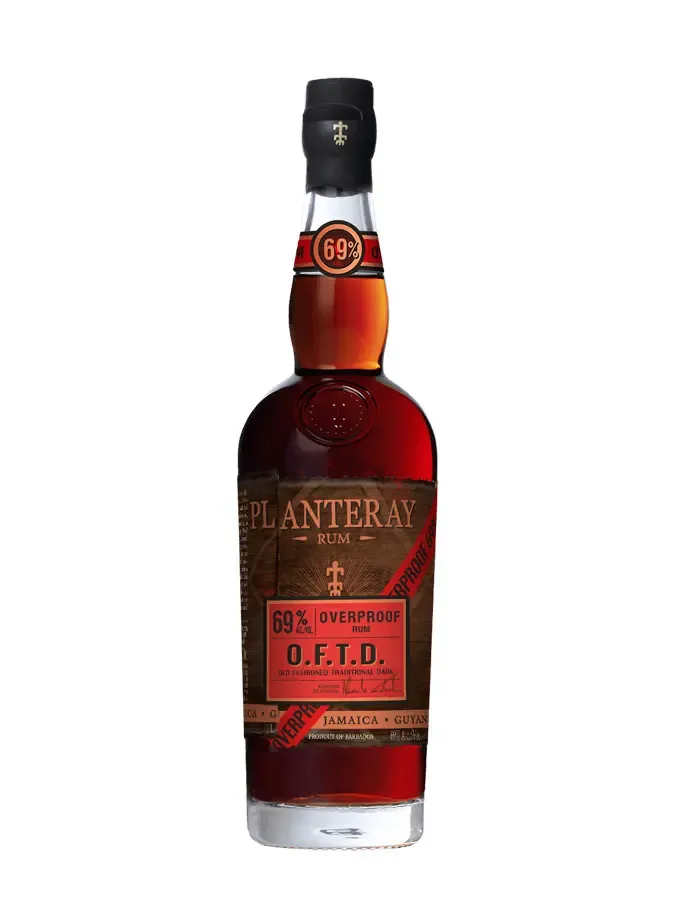 Rum Old Fashioned Traditional Dark - Overproof 69% 70cl - Planteray Rum