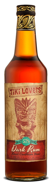 Rhum Dark 5ans  70cl 57% - Tiki Lovers 