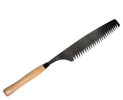 Straight Japanese Ice Saw with Wooden Handle 33cm