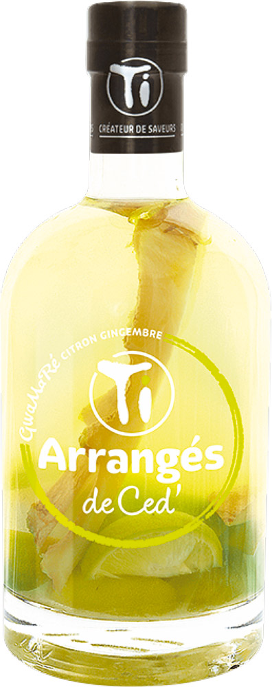 Rhum Ti Arrangé de Ced' – GwaMaRé Citron Gingembre 70cl 32% 