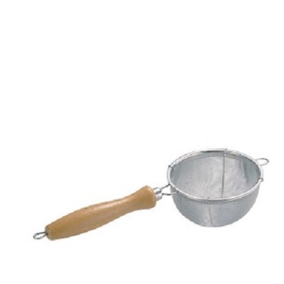 [FINE-03] Fine Japanese strainer with wooden handle, diameter 8 cm