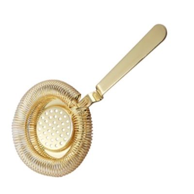 [STR-07-G] Deluxe Total Hoop Strainer - Gold - Gold