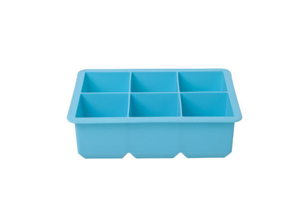 Moule à Glaçon Bleu Cube XXL 5cm de côté