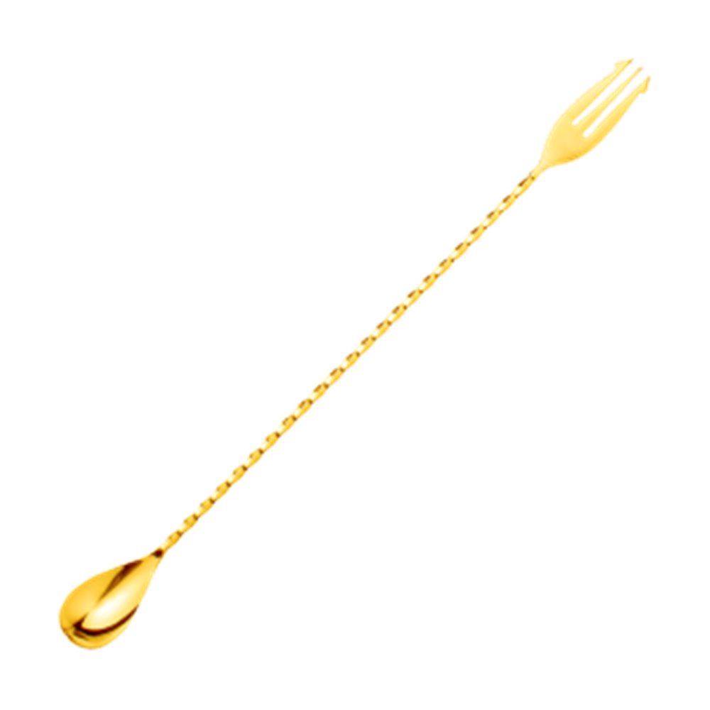 Trident Bar Spoon 30cm - Gold