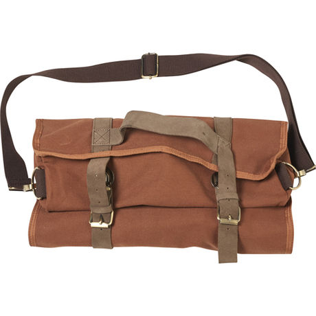 [BG-01] Sacoche barman Roll Up Canvas marron (vide)