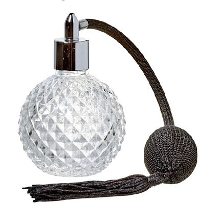 Atomiseur Cocktail verre diamant avec Poire 10cl