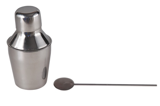 Shaker 3 pièces Inox 20cl avec mélangeurTaille XS