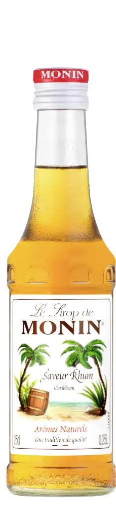 Rum flavored syrup 25cl - MONIN