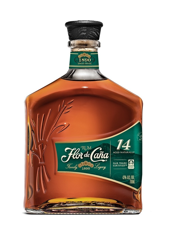 Rhum FLOR DE CANA 14 ans - 70cl 43%