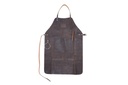 TABLIER CUIR BRUN FONCE 80X54CM
