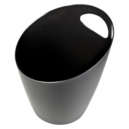 Seau à rafraîchir 1 bouteille avec poignée - Noir