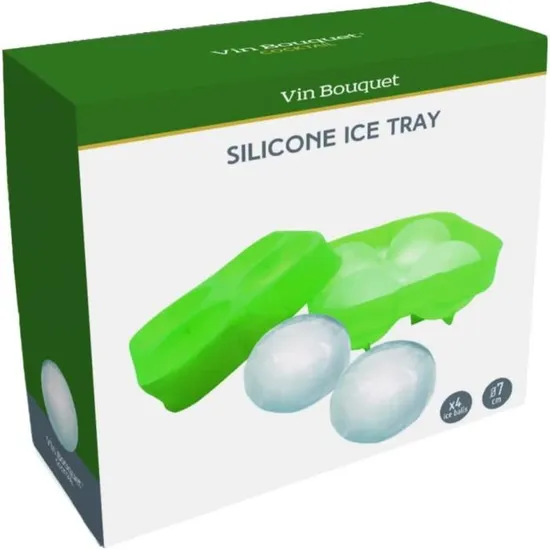 [FIK086] Mold x4 Ice ball XL o7cm Silicone
