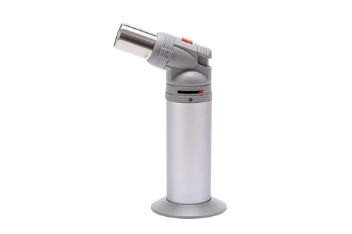 GREY aluminum blowtorch with adjustable flame