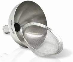 [FIA020] Stainless Steel Wine Funnel with Steel Filter