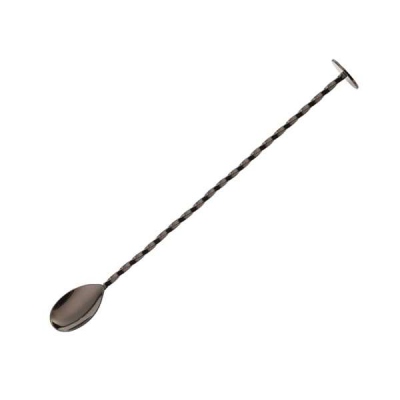 Cuillère de bar pilon plat 28cm - Black Metal - OLYMPIA