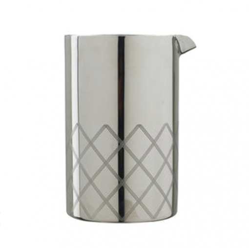 [UB5725] Double Walled Diamond Cut Mixing Tin 70cl - Urban Bar