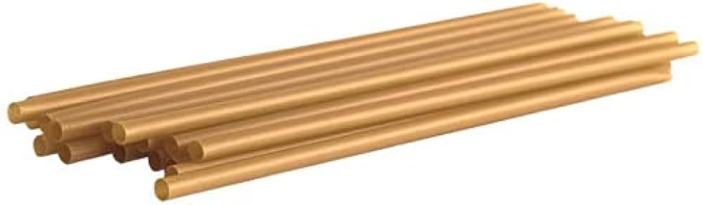 Biodegradable straws Sugarcane 14cmx6mm (x250)
