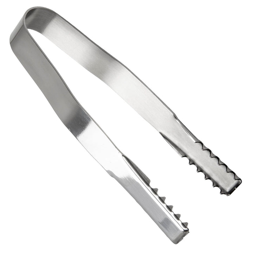 [UB4852] Ergo Stainless Steel Ice Tongs 12cm - Urban Bar