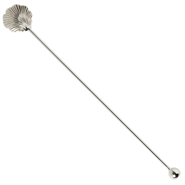 Classico Silver Plated Scallop Bar Spoon 32cm - Urban Bar