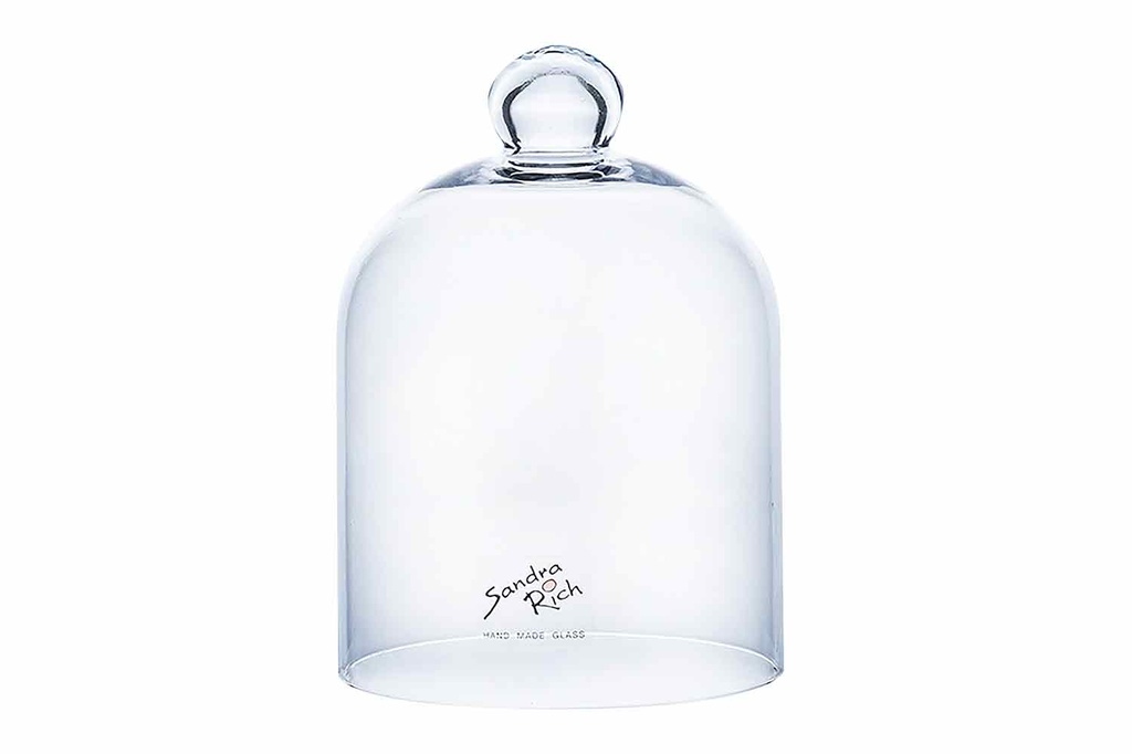 Cloche en verre 10x10x15cm