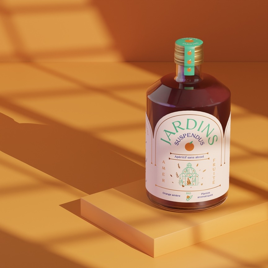 JARDINS SUSPENDUS 70cl Orange amère & Romarin (sans alcool)