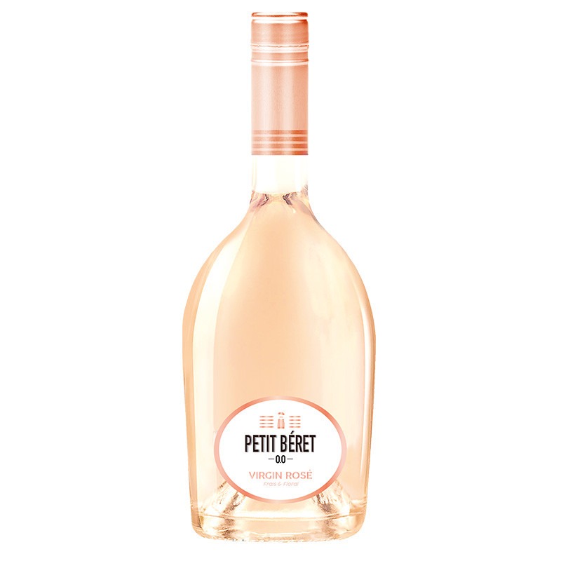 Vin sans alcool PREMIUM VIRGIN ROSE - 74cl - PETIT BERET