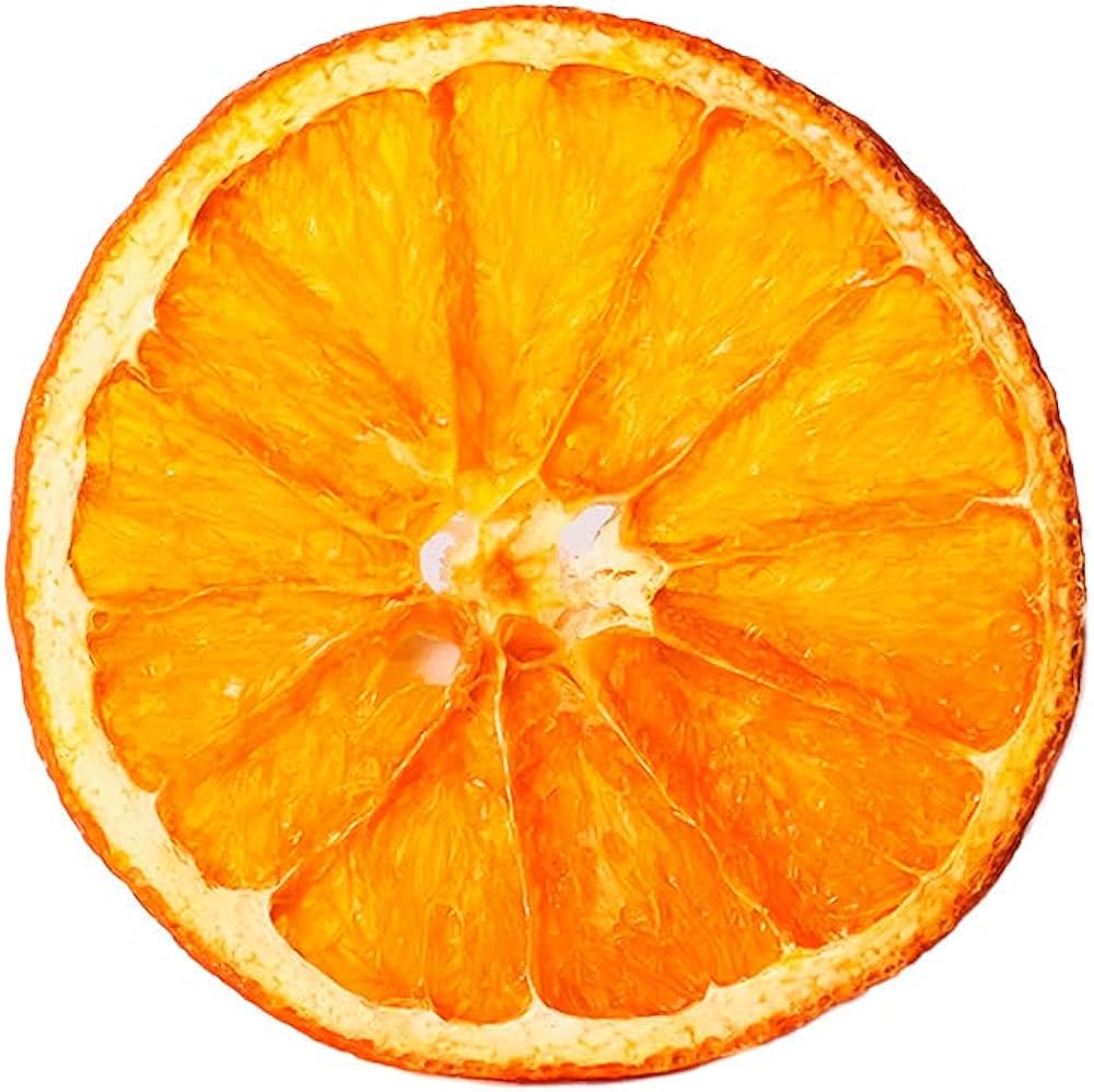 Tranches d'orange déshydratées (demi tranches - sachet de 50g)
