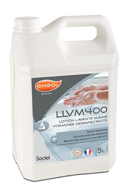 [5024] Savon Main Bactéricide LLVM400 - 5litres - EXEOL