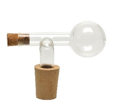 [3527L] Doseur en verre à boule 2cl spécial pastis bouchon liège