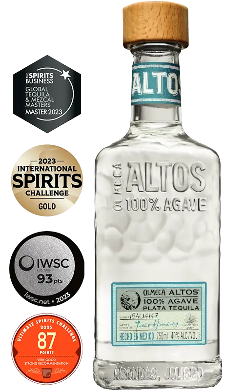 Tequila OLMECA ALTOS PLATA 70cl 38%