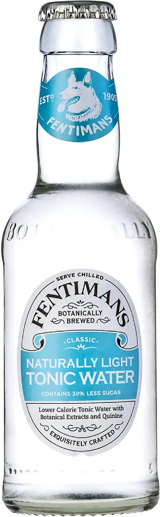 4x Fentimans Naturally Light Tonic Water 200ml