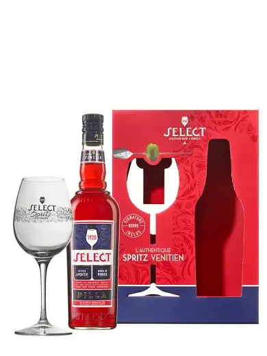 Select Aperitivo 17,5% 70cl coffret 1 verre