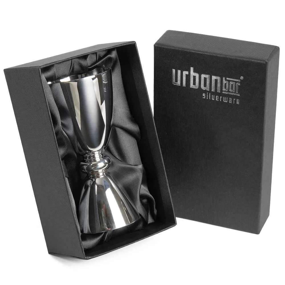 Doseur jigger CLASSICO vintage argent 30/60ml - URBAN BAR
