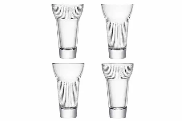 4x CALANQUES verres à cocktail 22cl 2 décors - La Rochère