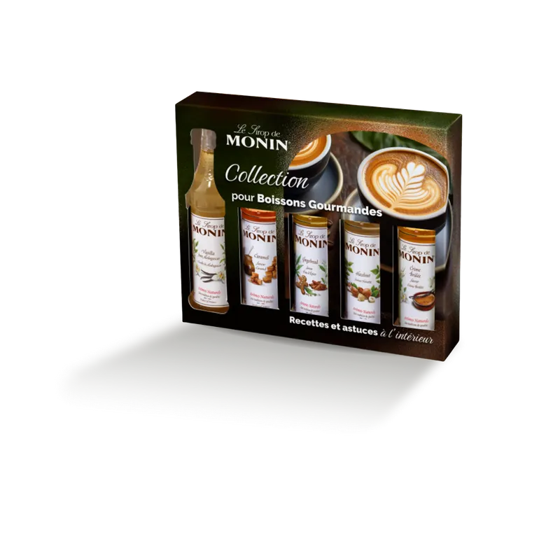 Coffret Sirops pour Boissons Gourmandes 5x5cl - MONIN