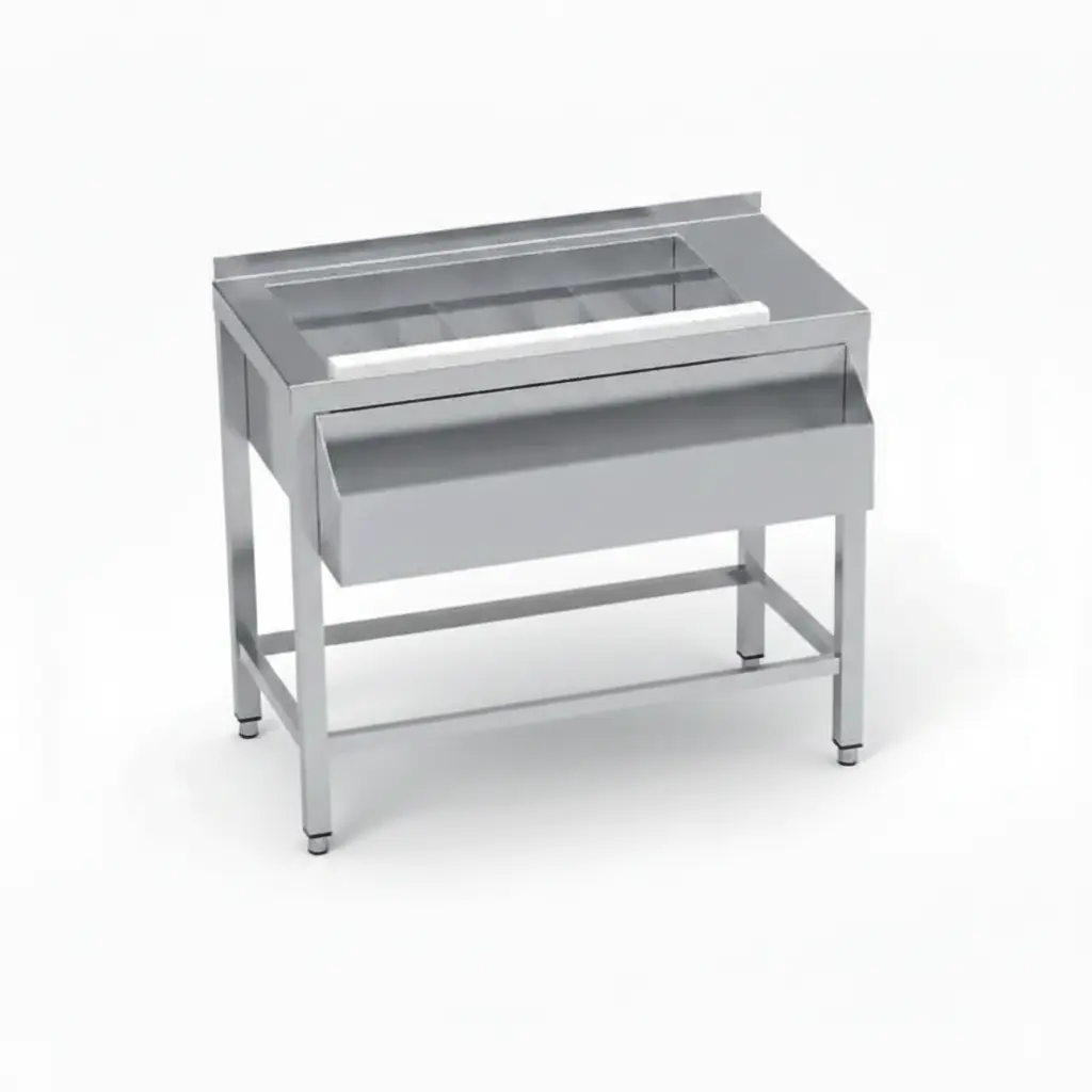 [MCS-100] Station cocktail inox (Sans étagère basse)