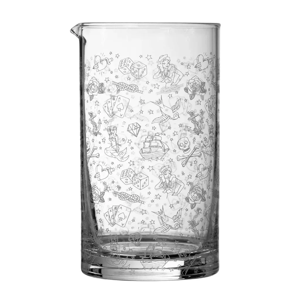 Verre à Mélange gravure Tatoo 60cl - URBAN BAR
