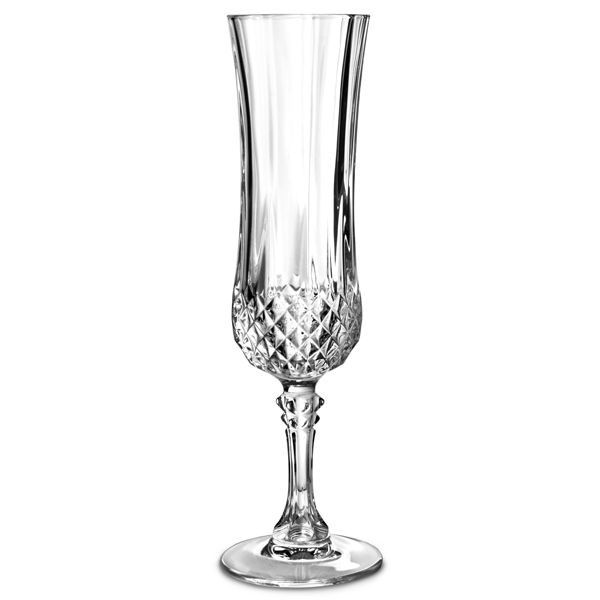 6 VAP flûte  LONGCHAMP 14cl CRISTAL D´ARQUES