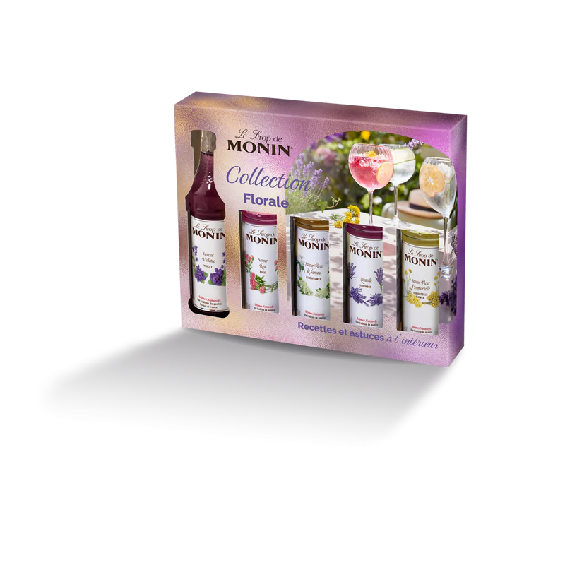 Coffret Sirops collection florale 5x5cl - MONIN
