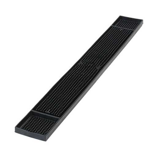 [10169] Tapis de bar avec support jigger (Pour mat) noir 68x8cm