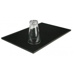 [B009] Tapis de bar service noir 30,5x46 cm (service mat) - The Bars