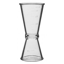 [10835] Doseur jigger japonais 2/4cl polycarbonate transparent