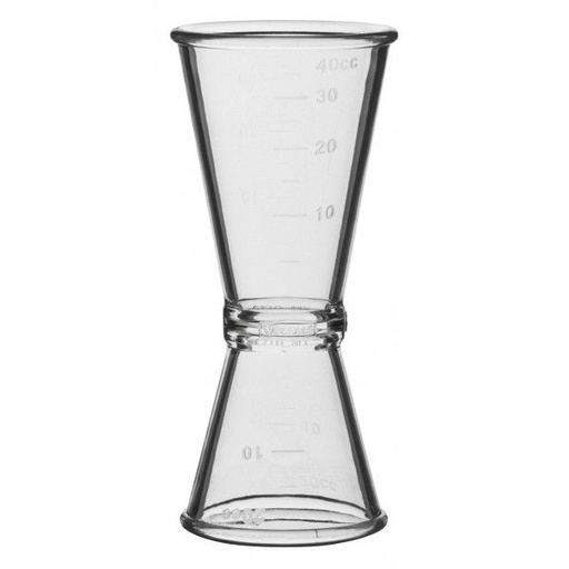 [10835] Doseur jigger japonais 2/4cl polycarbonate transparent