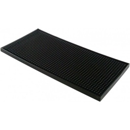 [10878] Tapis de bar - Shaker mat noir pour shaker 15.3 x31cm